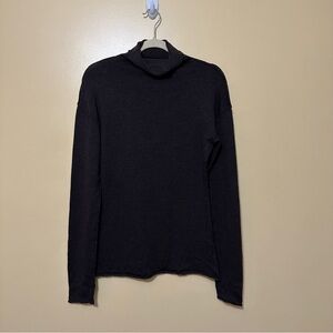 Banana Republic Merino Wool Exposed Seam Turtleneck Sweater Women S Espresso